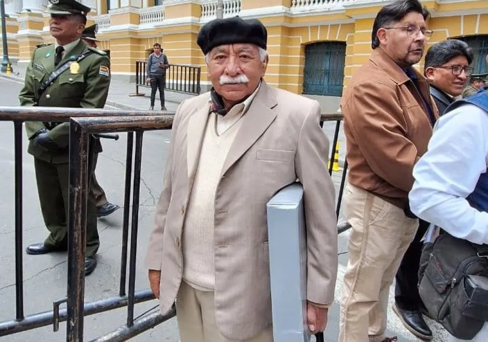 Víctor Tito Jiménez, profesor de El Alto. Foto: Visión 360 