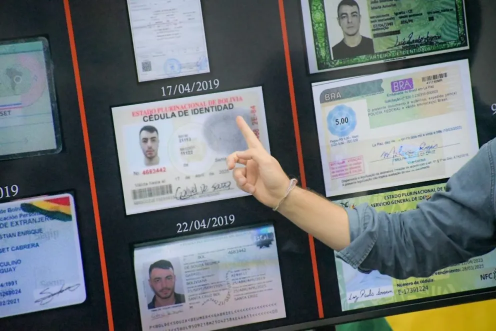 La cédula que usaba el uruguayo Sebastián Marset. Foto: Archivo 