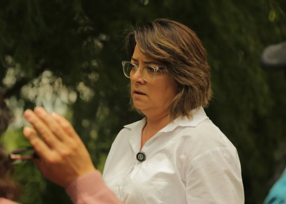 La candidata por la alianza Unidos, Rocío Molina. Foto: Facebook Rocío Molina. Foto: ABI