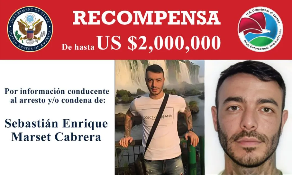 La recompensa que ofreció Estados Unidos en mayo de 2025. Foto: Embajada de Estados Unidos