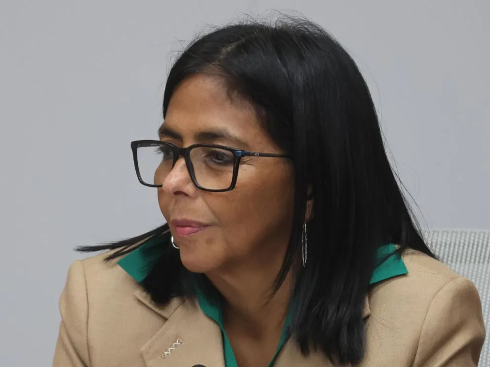La presidenta encargada de Venezuela, Delcy Rodríguez. Foto: EFE