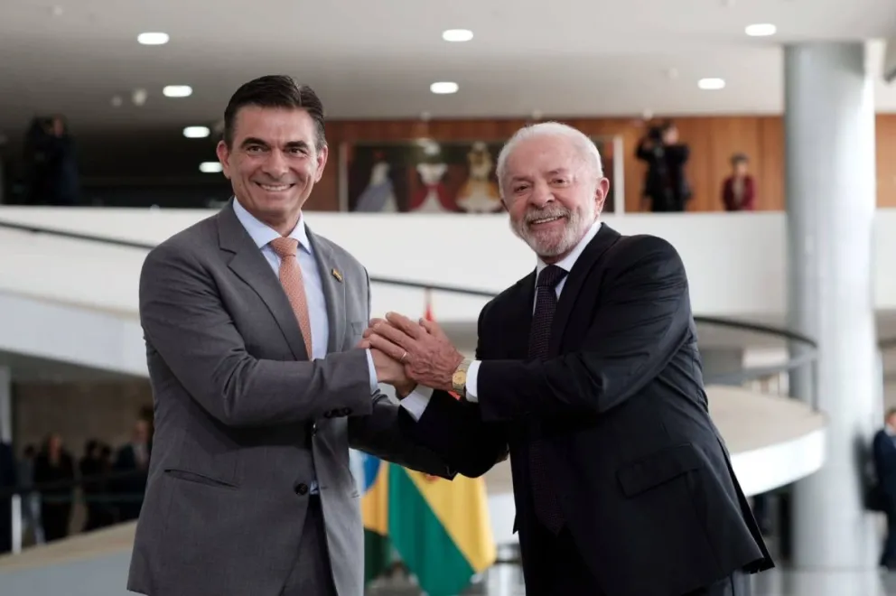 Los presidente Rodrigo Paz y Luiz Inácio Lula da Silva. Foto: RRSS de Paz