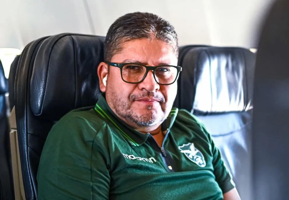 Villegas, previo al viaje de la Selección a Monterrey. Foto: FBF.