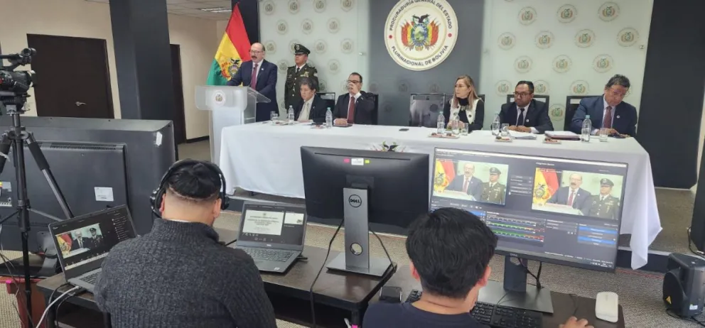 Imagen de la rendición pública de cuentas en la PGE. Foto: Procuraduría