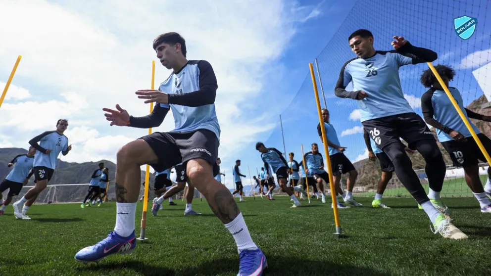 Jugadores de la Academia en un entrenamiento anterior. Foto: Club Bolívar.