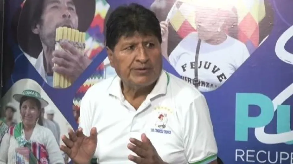 Evo Morales en el programa de este miércoles en Radio Kausachun Coca.