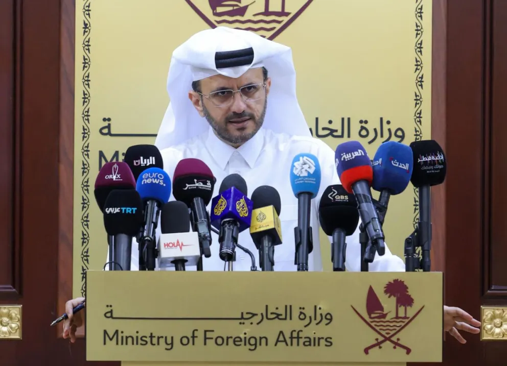 El portavoz del Ministerio de Asuntos Exteriores de Catar, Majed al-Ansari, ha calificado de "peligroso e irresponsable" los ataques a infraestructuras energéticas, después de que Irán confirmase un ataque de EE.UU. e Israel. Foto: EFE