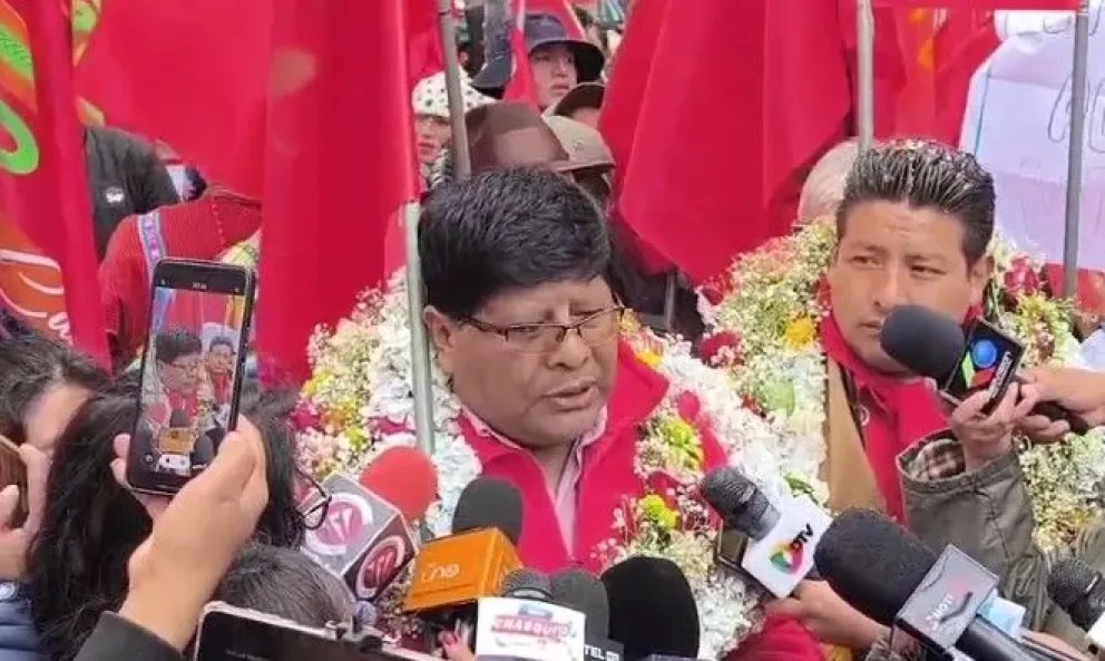 El candidato a la Alcaldía de El Alto por Unión por el Cambio (UPC), Eliser Roca. Foto: Captura
