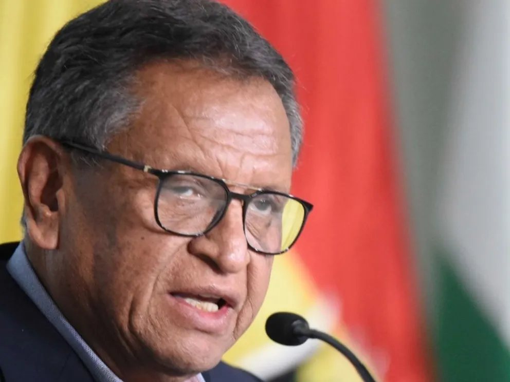 El ministro de Gobierno, Marco Antonio Oviedo. Foto: APG 