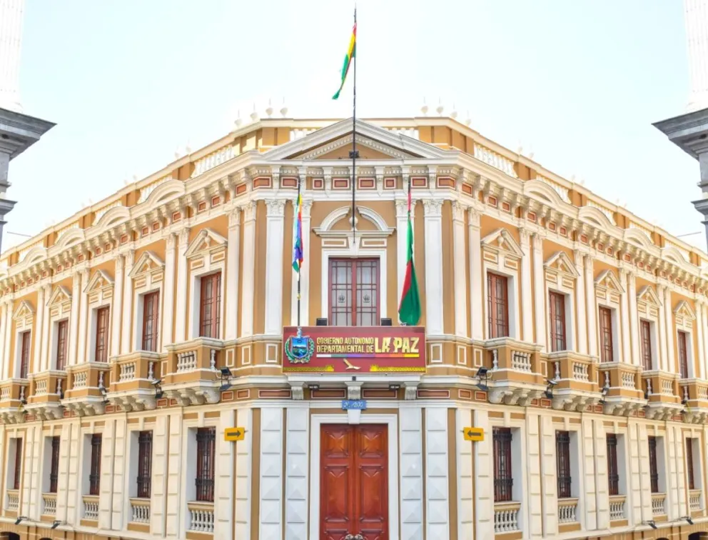 La sede de la Gobernación de La Paz. Foto: Gobernación 