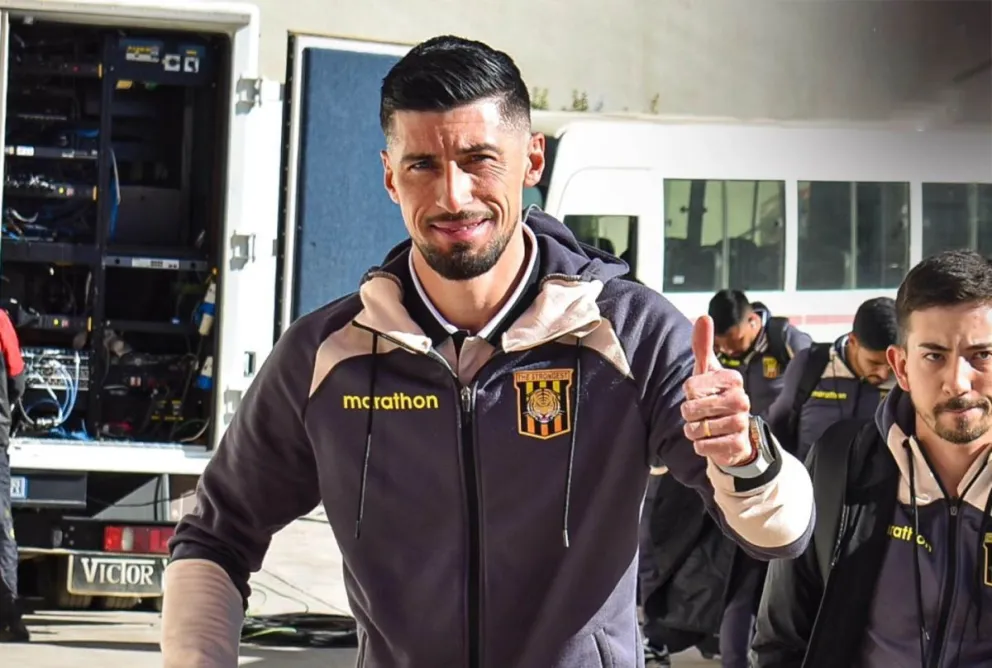 Joel Amoroso cuando era jugador del aurinegro. Foto: Club The Strongest