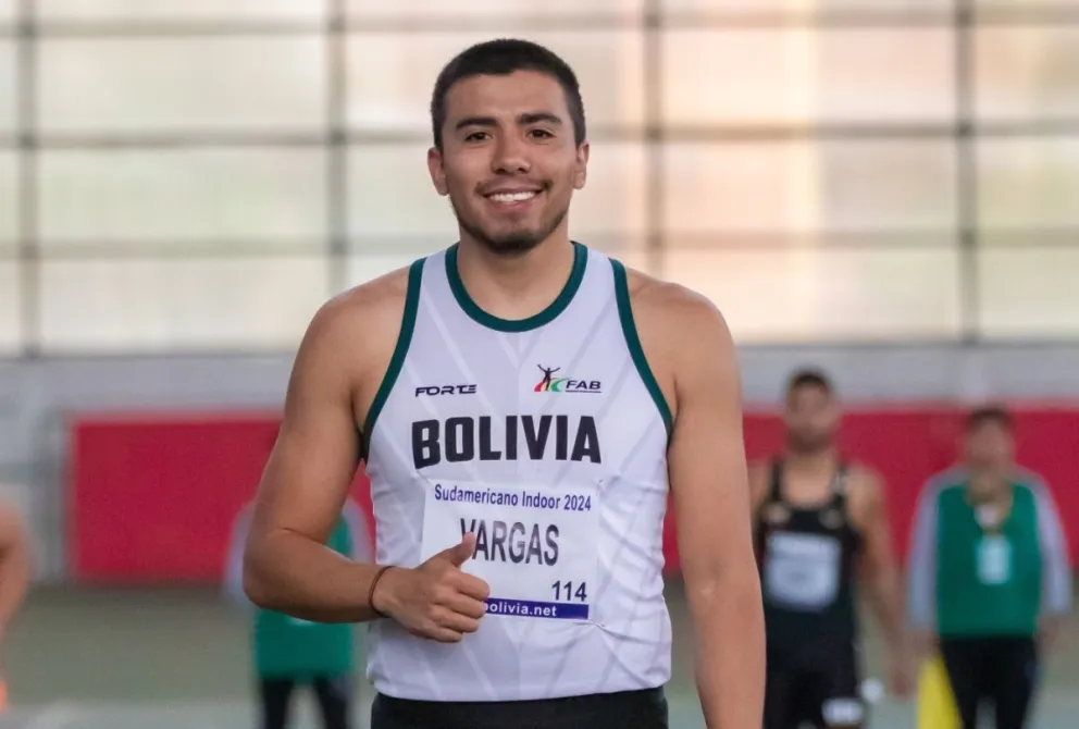 Vargas, previo a una competencia anterior en el valle. Foto: FAB.