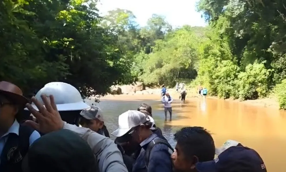 Inspección en Tariquía. Foto: Tariquía Hoy