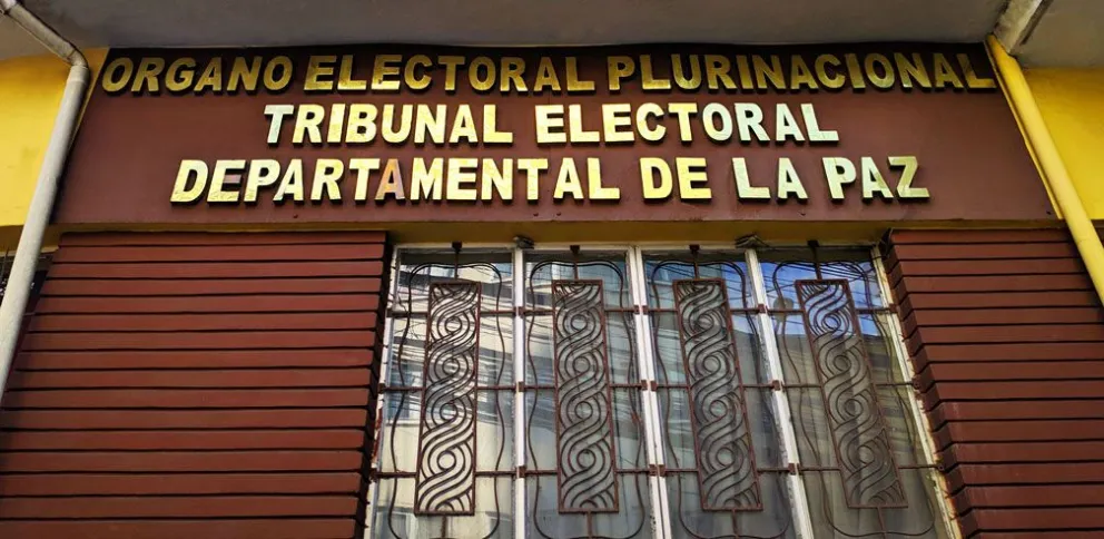 El Tribunal Electoral Departamental de La Paz (TED). Foto: TED-La Paz
