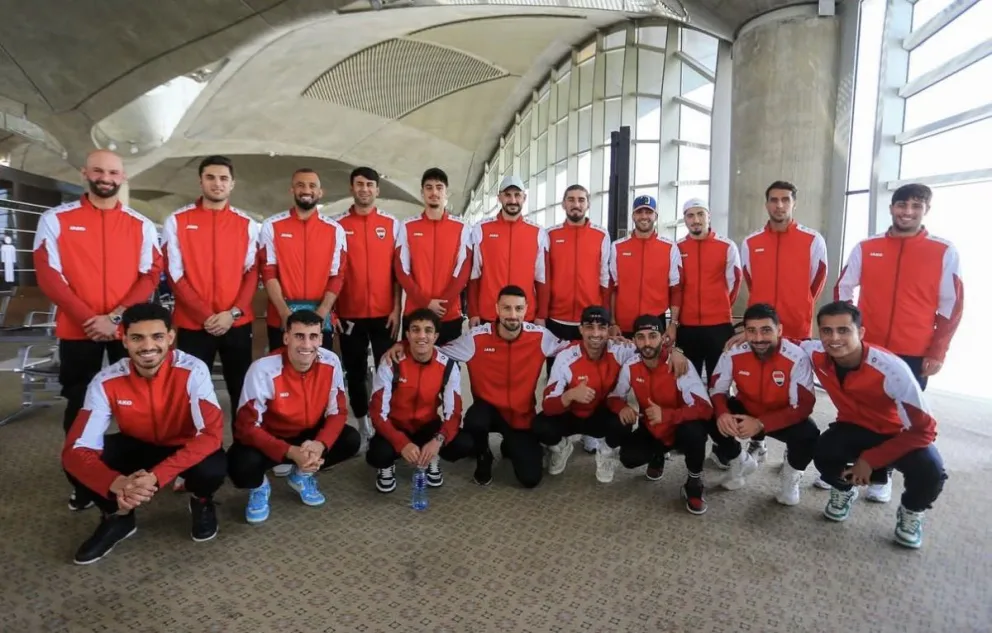 El cuadro de Irak en el aeropuerto de la capital de Jordania. Foto:FI