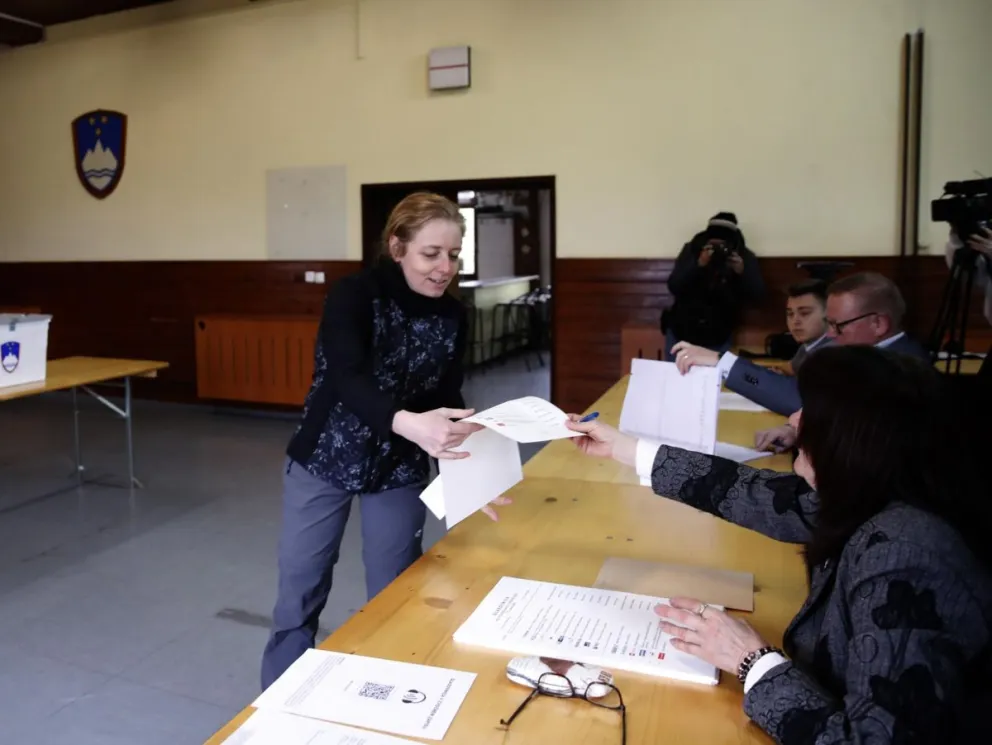 Votación en Eslovenia Foto: EFE