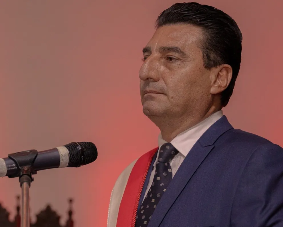 Johnny Torres, alcalde de Tarija. Foto: La Voz de Tarija 