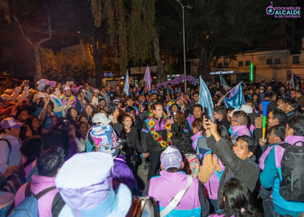 El virtual alcalde de La Paz César Dockweiler. Foto archivo