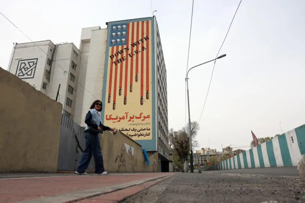 Un mural en Teheránel 22 de marzo de 2026. Foto: EFE