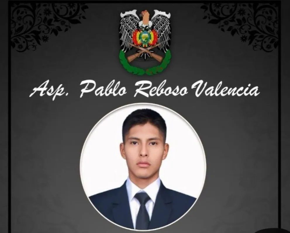 El cadete perdió la vida. Foto: Anapol