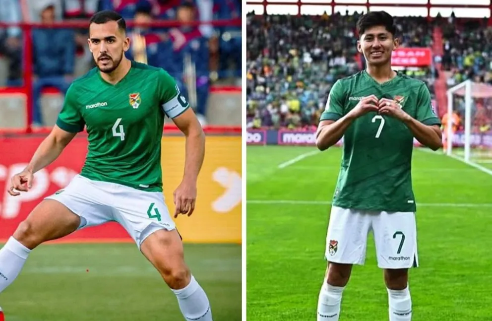 Haquin (izq.) y Terceros, dos de los legionarios de la Verde. Fotos: FBF.