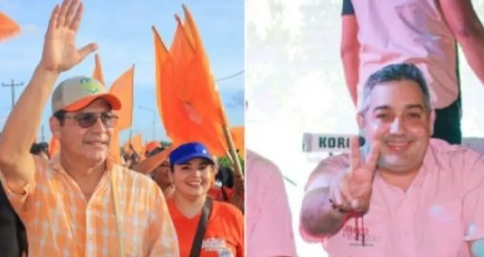 Los candidatos a segunda vuelta Jesús Egüez y Hugo Vargas. Foto: RRSS