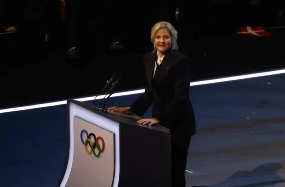 La presidenta del COI, Kirsty Coventry. Foto: EFE.