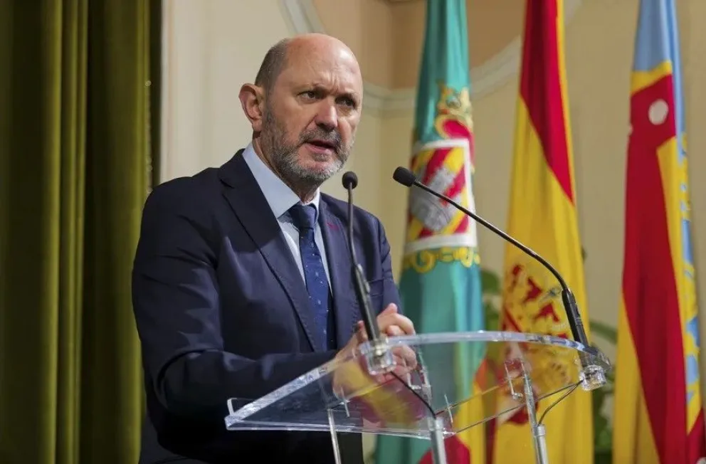 Rafael Louzán, presidente de la Real Federación Española de Fútbol (RFEF). Foto: EFE
