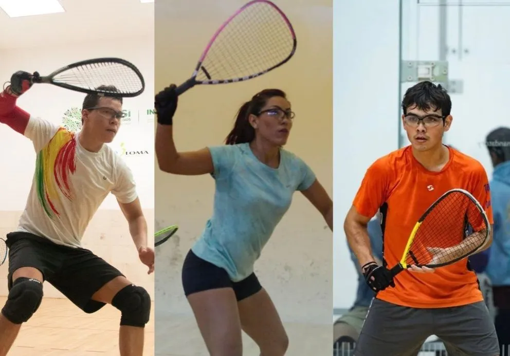 Keller (izq.), Daza y Flores en anteriores partidos. Fotos: Archivo Sports 360.