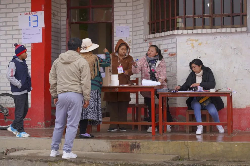 Jornada de votación del domingo 22. Foto: APG 