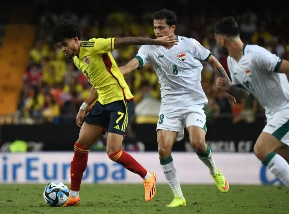 Del partido que Colombia le ganó a Irak en 2023. Foto: Federación Colombiana de Fútbol