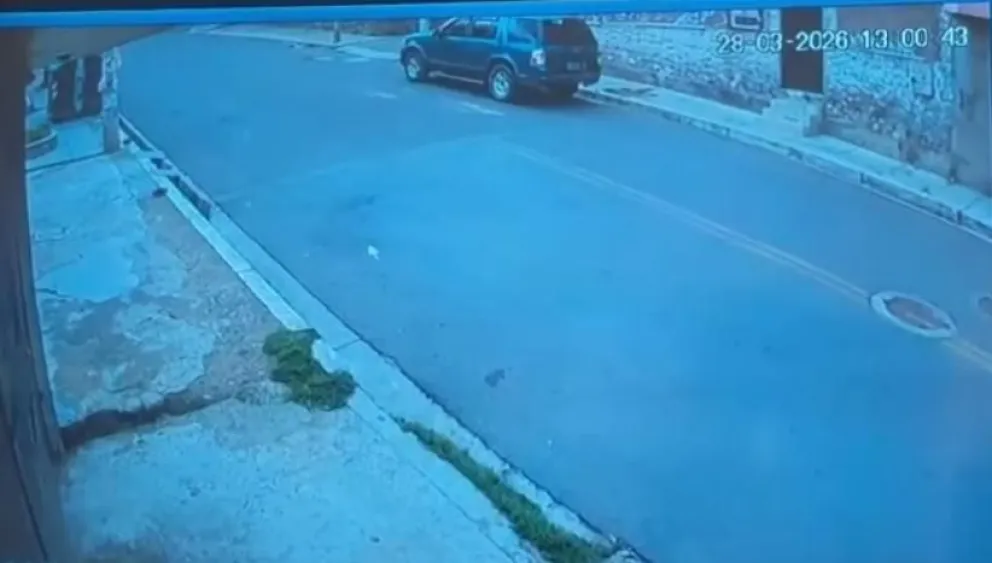 Imagen de una de las cámaras de seguridad en el lugar del atraco en Villa Copacabana. Foto: Fiscalía