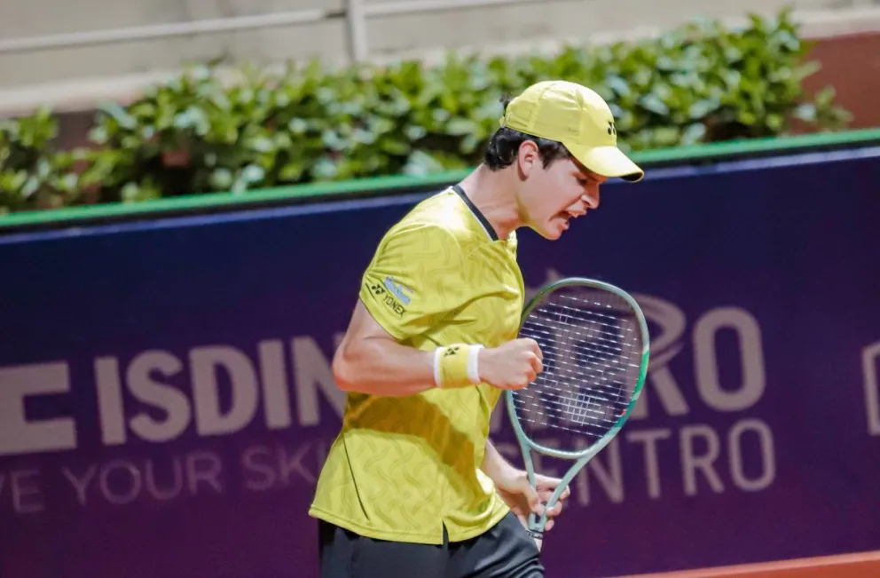 Prado festeja en un anterior torneo. Foto: Archivo FBT.