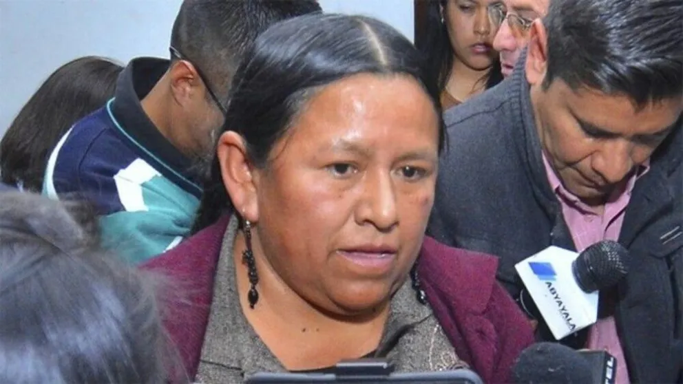 La exministra Nemesia Achacollo. Foto: ABI
