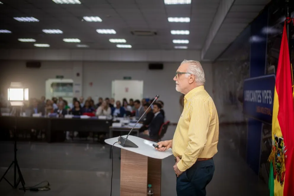 Raúl Giraudo, gerente general de YPFB Andina S.A. Foto: YPFB