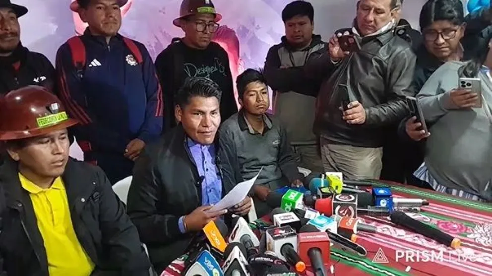 Yahuasi en conferencia de prensa. Foto: Captura de video