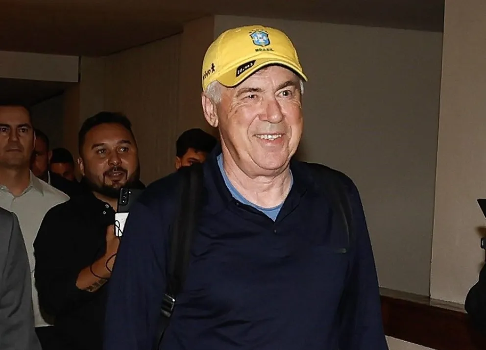 Carlo Ancelotti, el director técnico de la selección brasileña. Foto: CBF
