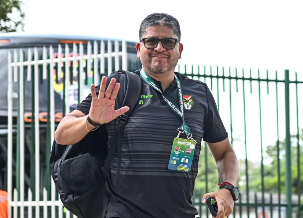Óscar Villegas, actual entrenador del seleccionado boiviano. Foto: FBF
