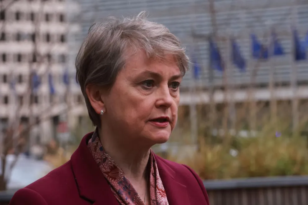 Ministra británica de Exteriores, Yvette Cooper. Foto: EFE