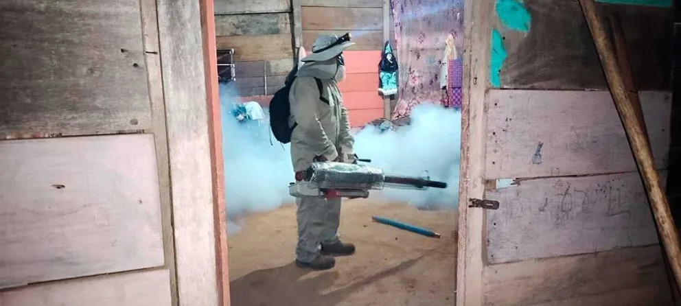 Los departamentos de Potosí y Chuquisaca unen esfuerzos para eliminar al mosquito que contagia el chikungunya, debido al incremento de casos de esa enfermedad. Foto Ministerio de Salud