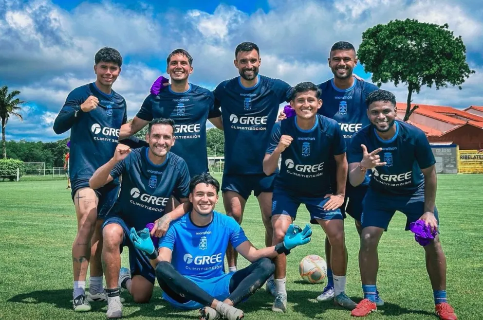 Jugadores de Blooming que hoy juegan con Guabirá. Foto: CB