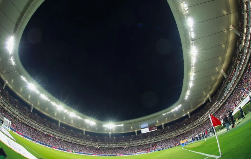 Vista general desde el interior del estadio Akron de Guadalajara. Foto: EFE
