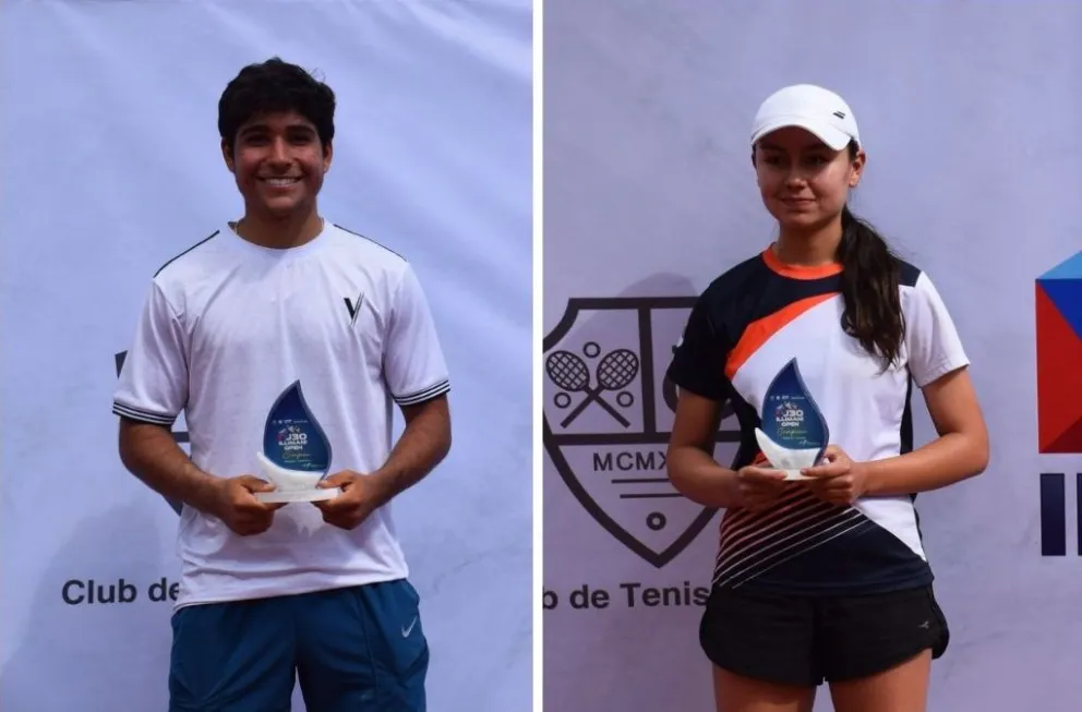 Ciancaglini, (izq.) y Vargas, los campeones de Sub-18. Foto: CTLP.