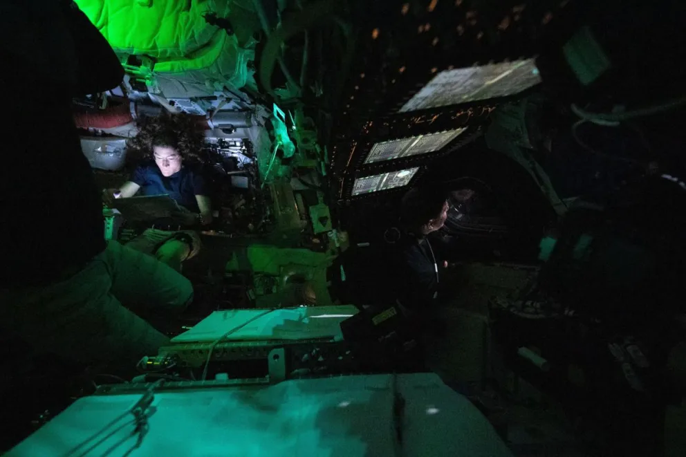 Los astronautas de Artemis II. Foto: EFE / NASA 