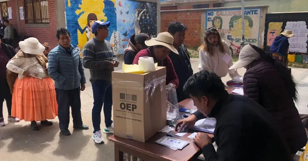 El 22 de marzo, los votantes elegieron a autoridades municipales y departamentales. Foto: ABI