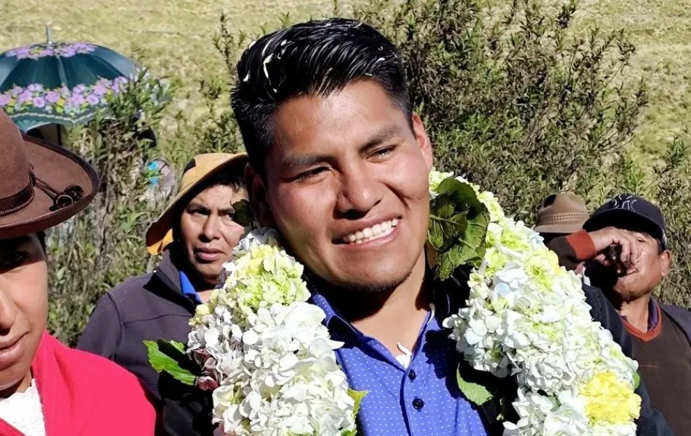 René Yahuasi. Foto: RRSS del aspirante 