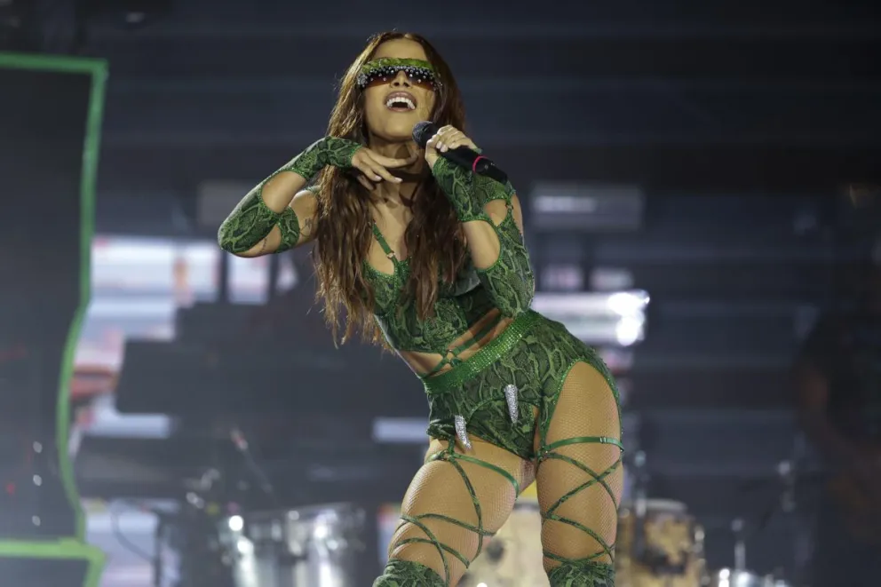 Fotografía de archivo de la cantante brasileña Anitta. Foto: EFE