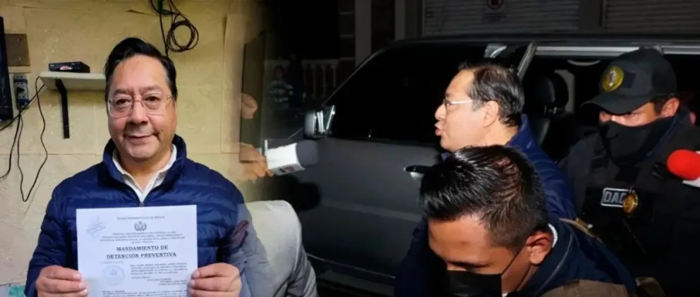 El expresidente Luis Arce hizo conocer hoy una carta en la que se queja porque "todas las solicitudes presentadas por su defensa fueron rechazadas, así como las peticiones de realizarse exámenes médicos. Foto: Unitel