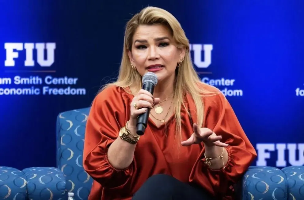 La expresidenta Jeanine Añez. Foto archivo: ABI