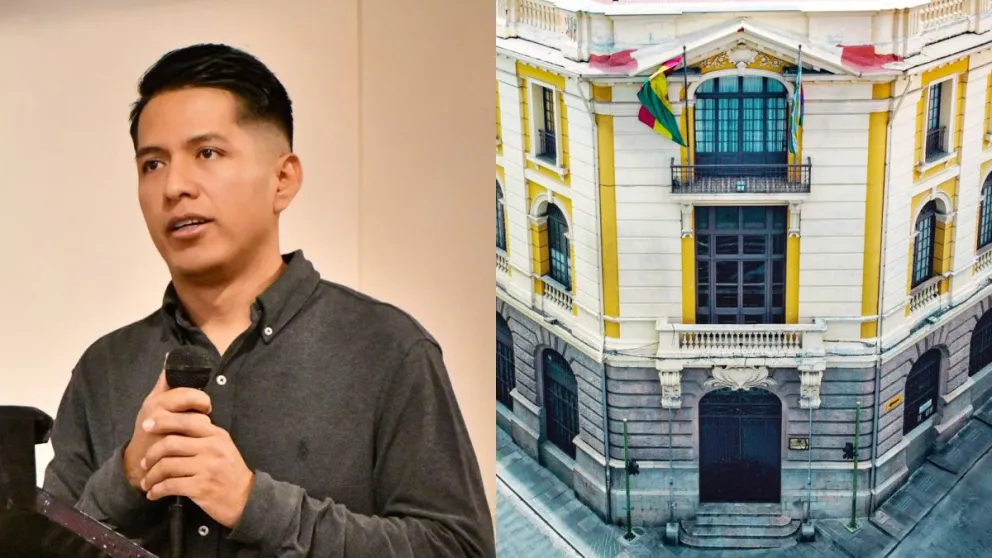 El exsenador Andrónico Rodríguez denunció que falta de dólares afecta a la Cancillería. Foto: Composición